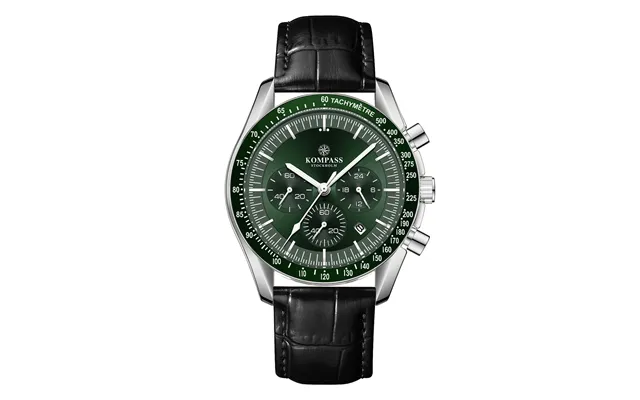 Kompass Chronospeed Silver Green Black