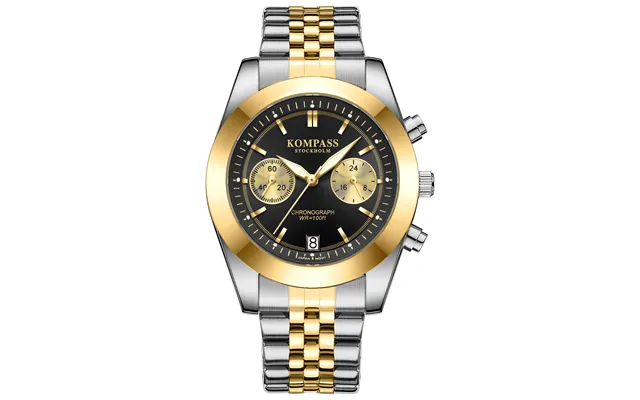 Kompass Navigator Chrono Silver Gold Black
