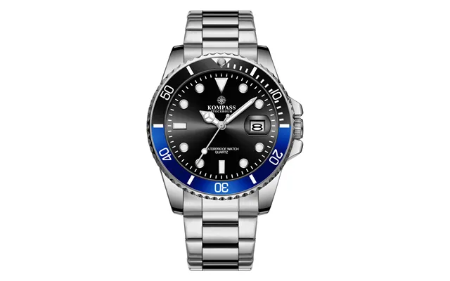 Kompass Oceanxplorer Silver Black Blue