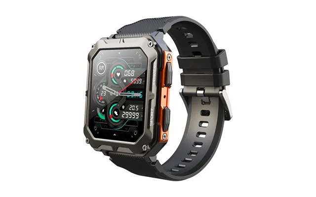 Philippe Palmer Smart Watch Lp67 Black Orange