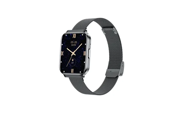 Philippe Palmer Smart Watch Lp79 Ultra Thin Black Mesh