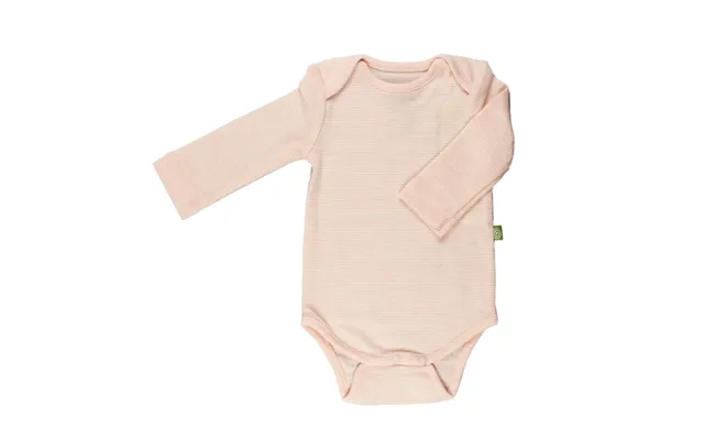 Langærmet Uldbody - Rosa Smalstribet product image