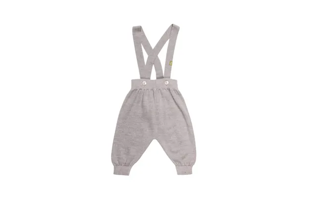 Nui Organics Baby Selebukser I Merinould Lys Grå