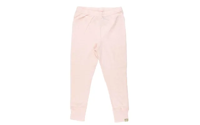 Nui Organics Uldleggings I Merinould Rosa Smalstribet product image
