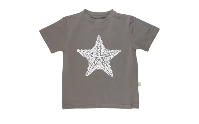 T-shirt Med Hvid Søstjerne - Brun