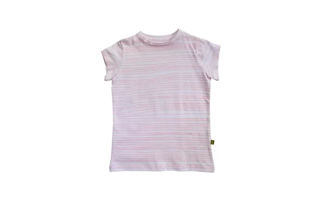 T-shirt Med Lille Ærme - Rosa Striber