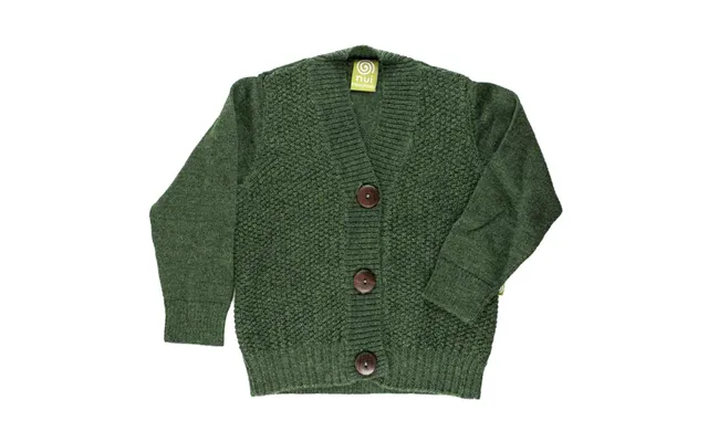 Uld Cardigan - Flaskegrøn product image