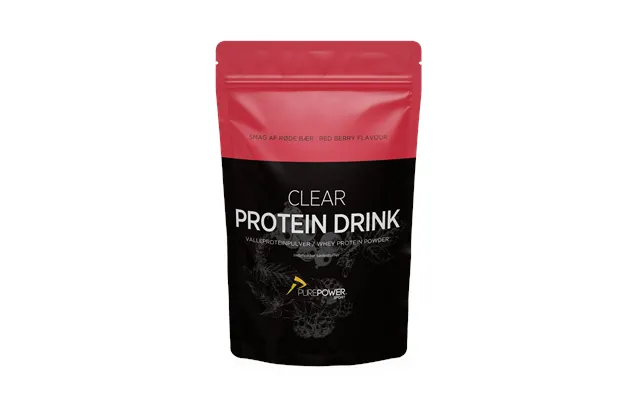 Clear Protein Drink Røde Bær 400 G