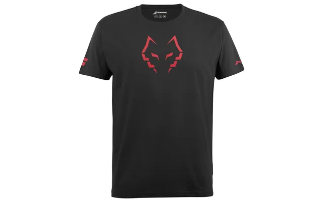 Babolat Cotton Tee Juan Lebron Black Black - S