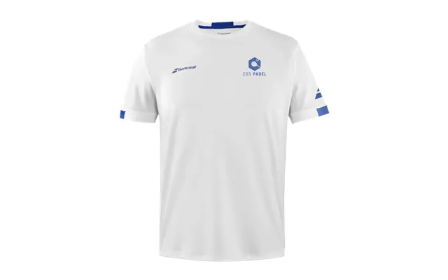 Babolat X Cbs Padel - Play Crew Neck Tee White