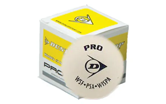 Dunlop Championship Squashbold Hvid