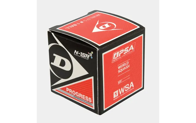 Dunlop Progress Squasbold 1 Rød Prik