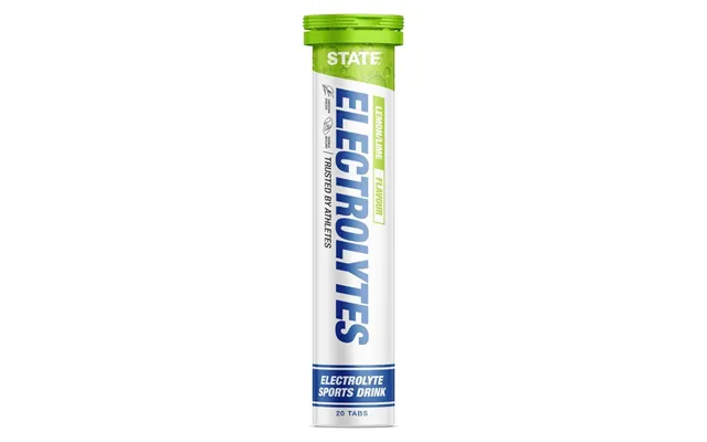 State Elektrolytter Lemon Lime Smag 1 Rør Med 20 Tabletter