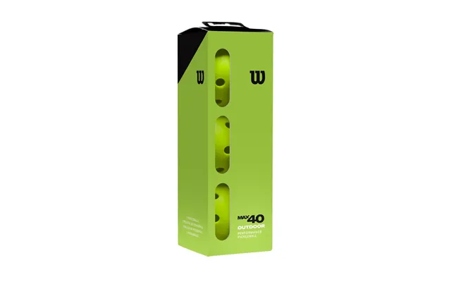 Wilson Max 40 Outdoor Pickleballbolde 3 Stk.