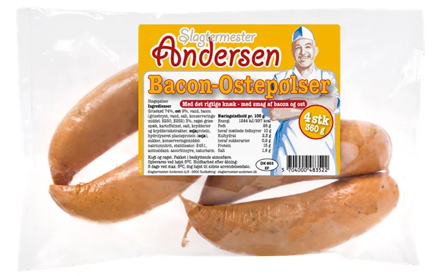 Bacon-ostepølser
