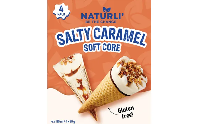 Isvaffel Med Saltkarmel