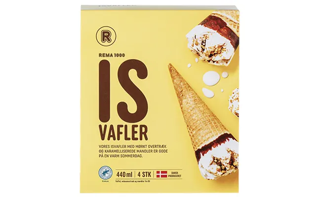 Isvafler 4 Stk