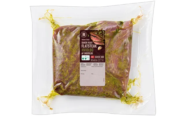 Kalve Flatsteaks M. Hvidløg