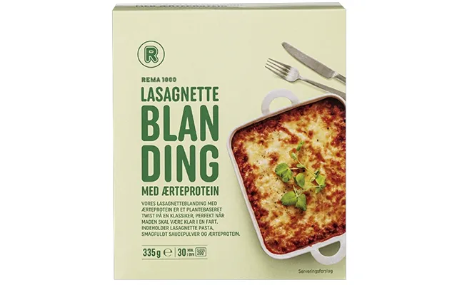 Lasagnette M Ærteprotein