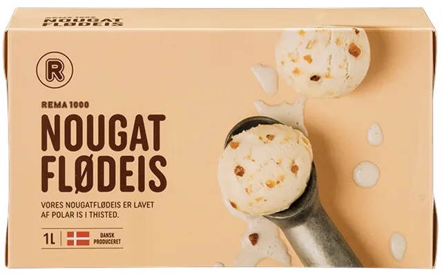 Nougat Flødeis