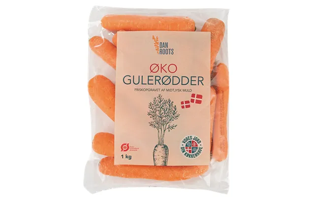 Øko. Gulerødder
