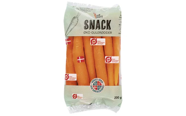 Øko. Snack Gulerødder