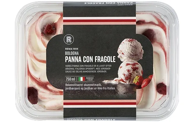 Panna Con Fragole Is
