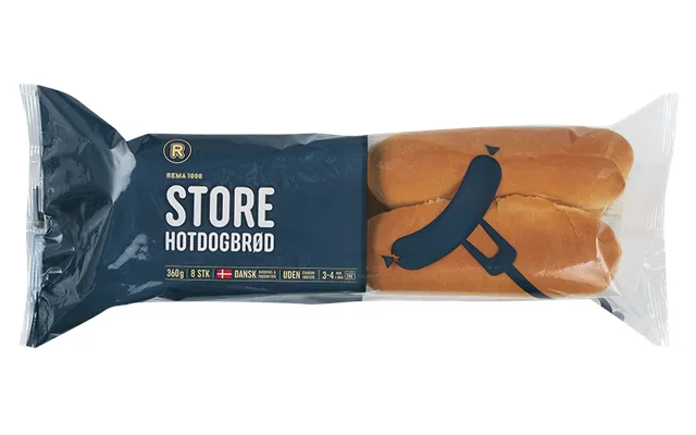 Store Hotdogbrød