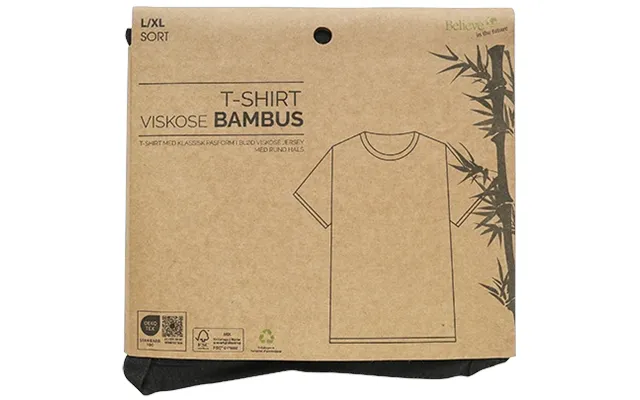 T-shirt Str. L-xl Sort