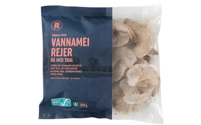 Vannamei Rejer Rå
