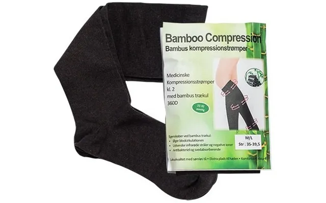 Bamboo Pro Bambus Kompressionsstrømper Kl. 2 Str. M L 1stk.