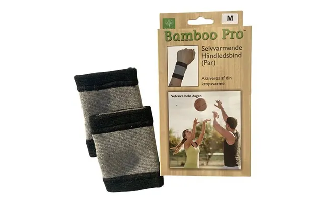 Bamboo Pro Håndledsbind - Selvvarmende