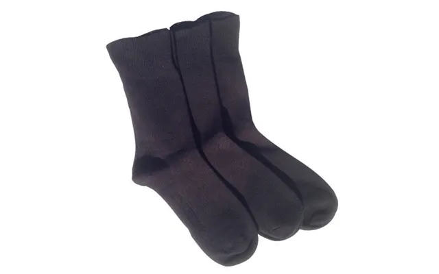 Bamboo Pro Strømper 3 Par Sort Str. 37-41