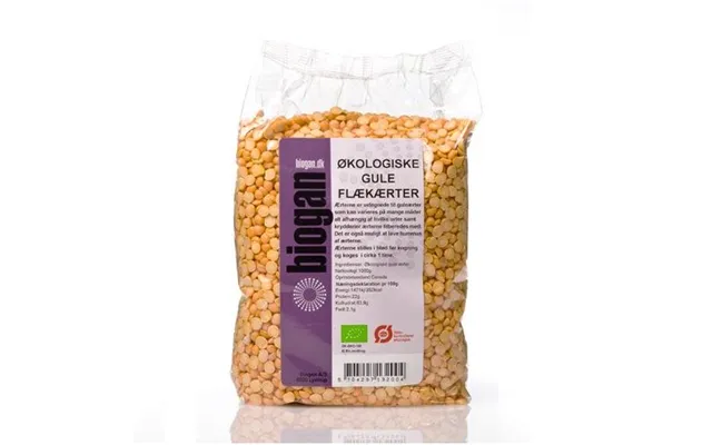 Biogan Gule Flækærter Ø - 1kg.