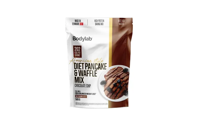 Bodylab Diet Pancake & Waffle Mix Chocolate Chip - 500 G.