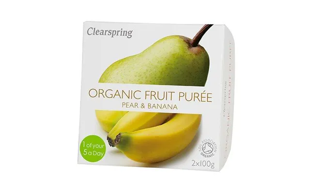 Clearspring Frugtpuré Banan - Pære Ø