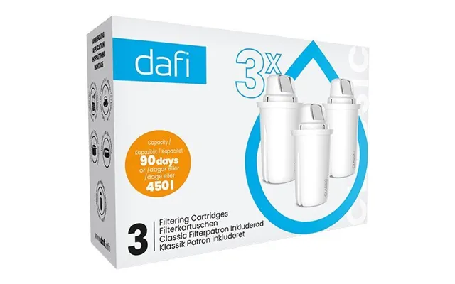 Dafi Filterpatroner 3-pack