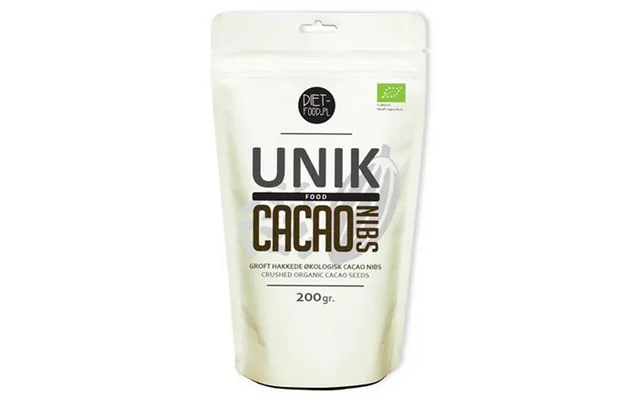 Diet-food Cacao Nibs Grofthakkede Ø - 200g.