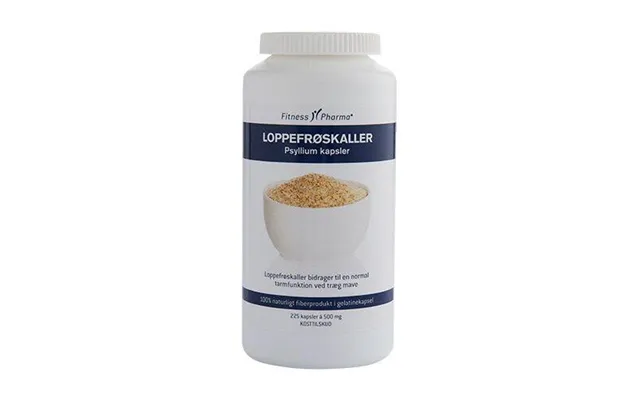 Fitness Pharma Loppefrøskaller Psyllium Fitness Pharma - 225kap