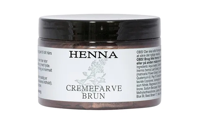 Henna Cremefarve - Brun, 120ml.