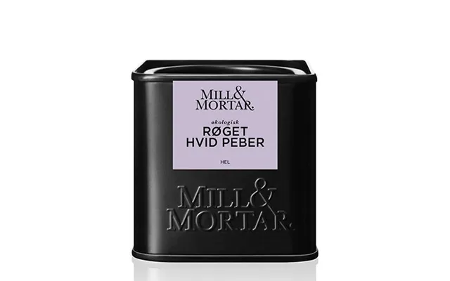 Mill & Mortar Røget Hvid Peber Ø - 50g.