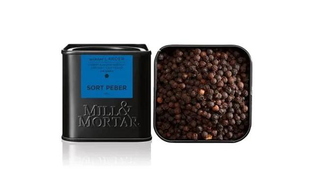Mill & Mortar Sort Peber Hel Ø - 50g.