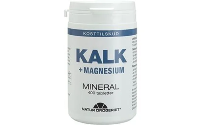 Natur Drogeriet Kalk Magnesium - 400tab.