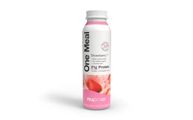Nupo One Meal Prime Shake - Strawberry Love, 330ml.