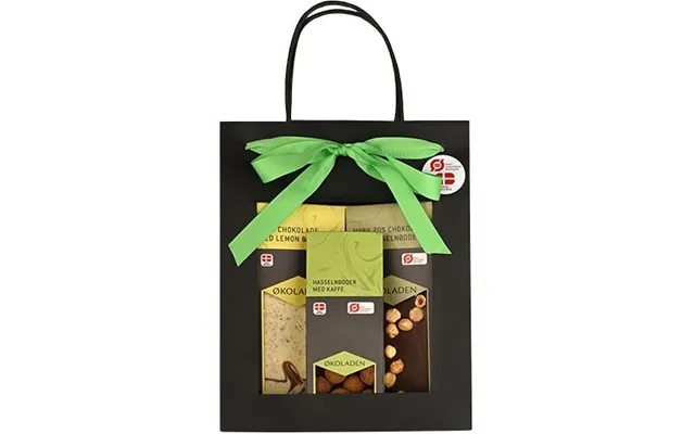 Økoladen Gourmet Gavepose Limegrøn Ø - 240g