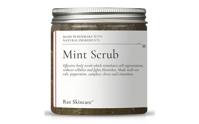 Raz Skincare Mint Scrub - 200 G.
