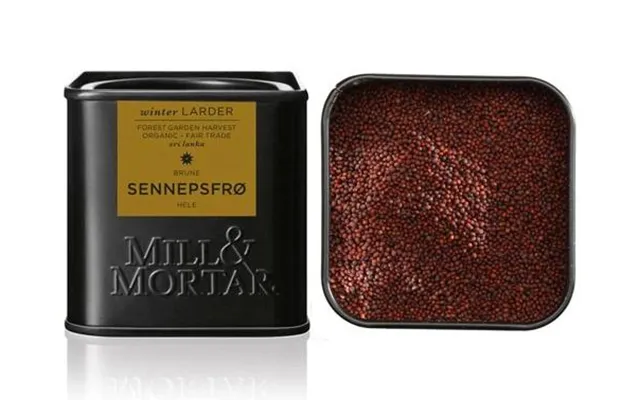 Sennepsfrø Hele Brune Ø - 50g.