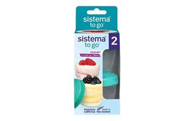 Sistema Yoghurt To Go 2-pack 2x150 Ml - Ass. Farver