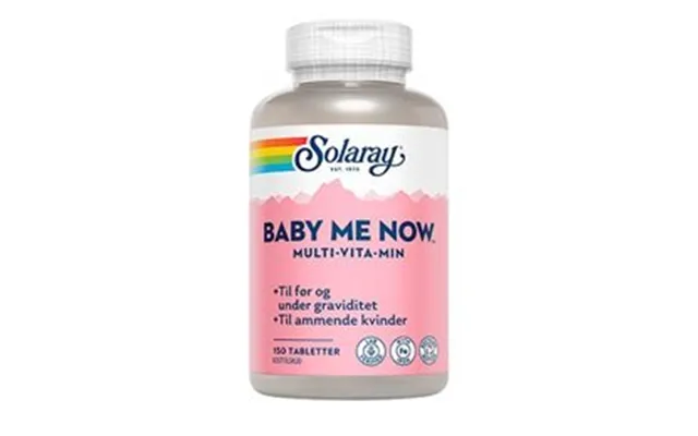 Solaray Baby Me Now Multivitamin 150 Tab.
