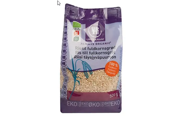 Urtekram Grødris Fuldkorn Ø - 500 G